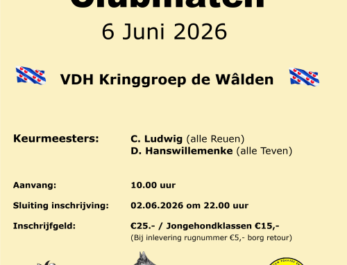 Clubmatch 6 juni 2026 – Kringgroep de Wâlden